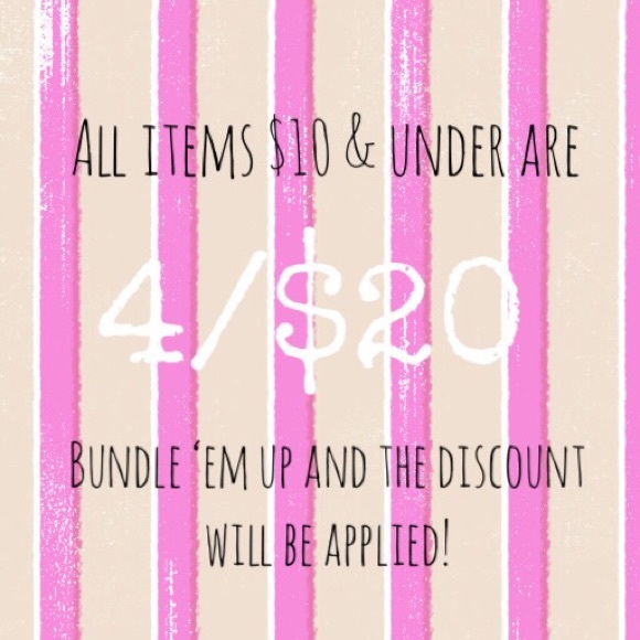 SALE!! All items $10 and under are 4/$20! YAY!! π - Picture 1 of 1